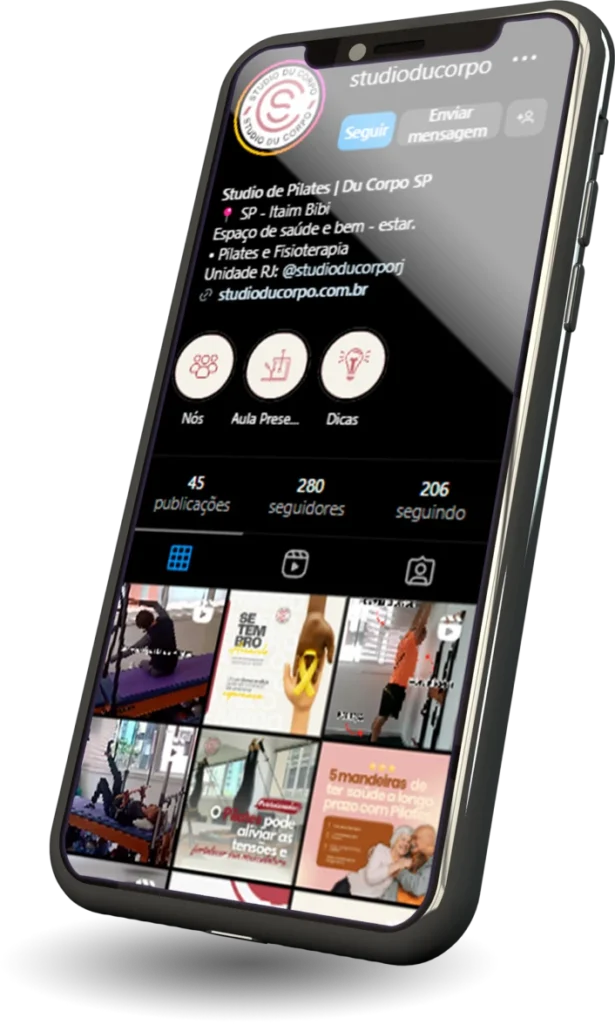 Instagram do Studio Du Corpo - @studioducorpo